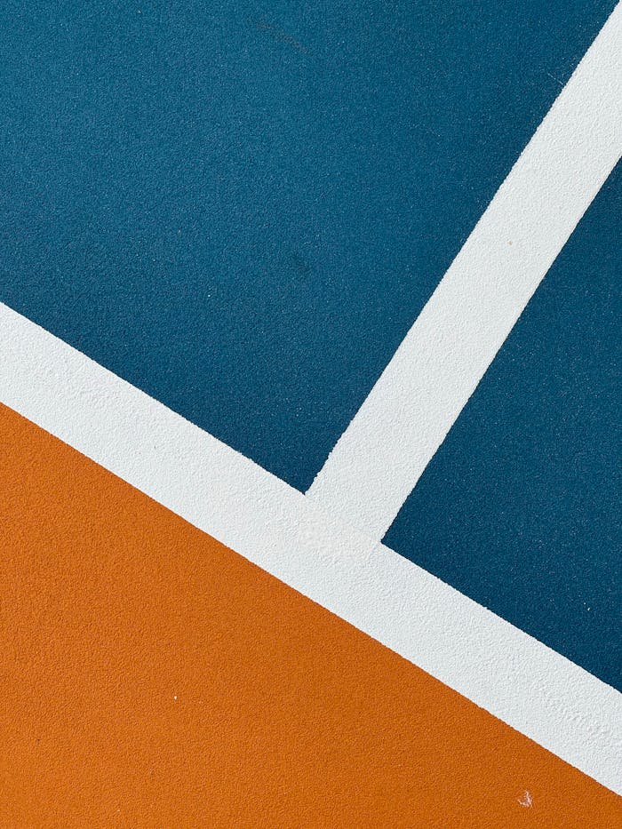 Pickleball  Hard Court Close Up